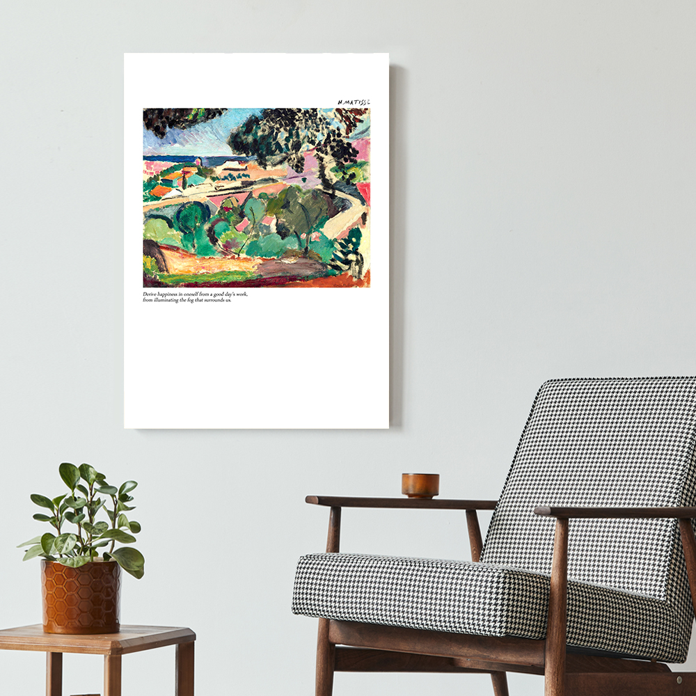 앙리마티스 인테리어 그림 액자 포스터 명화 Paysage de Collioure 1947 - 상품 이미지