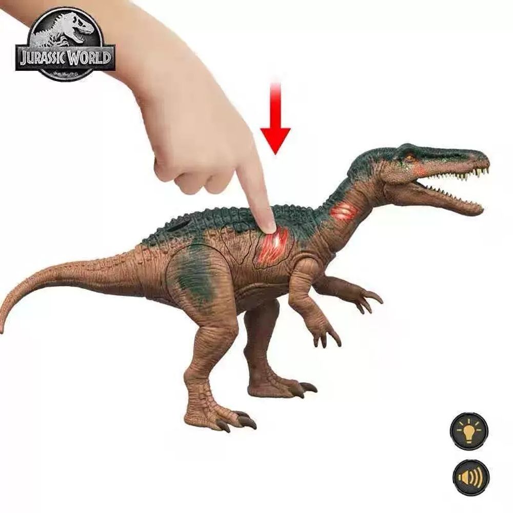 마 A. HTP68 Jurassic World 사운드 및 조명 효과 Baryonyx의 반격 - 상품 이미지