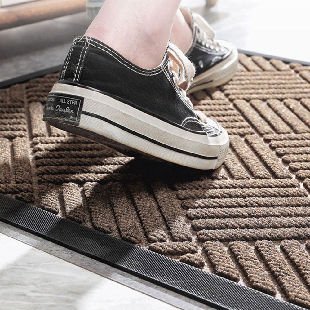 현관발매트 도어매트 입구 업소용 매장 가게 출입문 대형 고급형 90x150cm 브라운