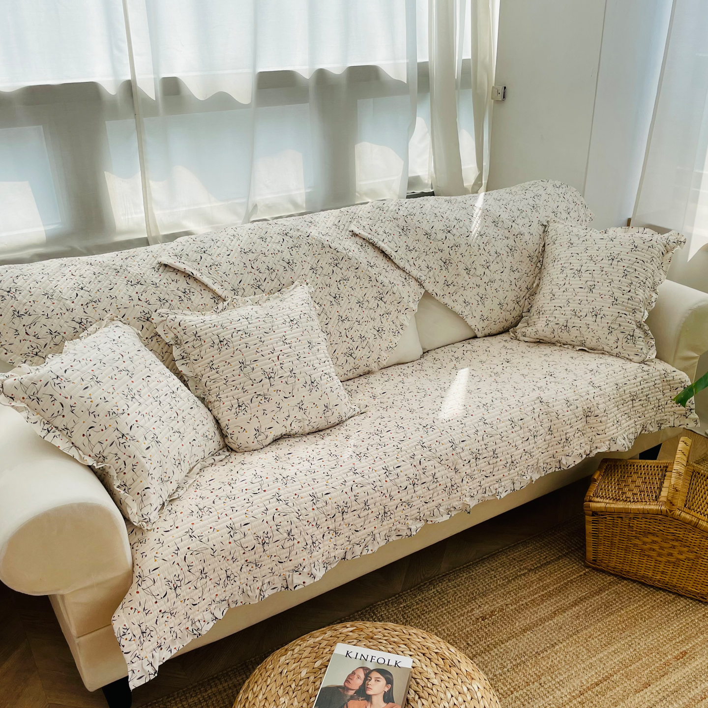 순면 쇼파패드 3인용 4인용 논슬립 소파패드 쇼파매트