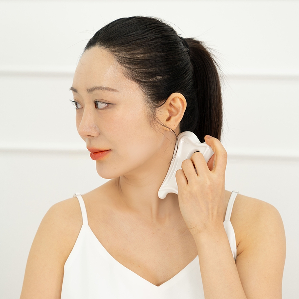 세라믹 괄사 괄사 마사지기 림프 관리법 두피 마사지 얼굴 마사지