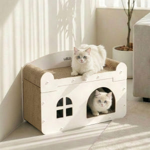 고양이 스크래쳐 2단 숨숨집 하우스 분리형 솔직 후기 | 실제 사용자 리뷰 총정리 - 상품 이미지 1