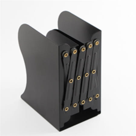 라온샆 심플 접이식 책꽂이 블랙 북앤드 사무실책꽂이 철제북엔드