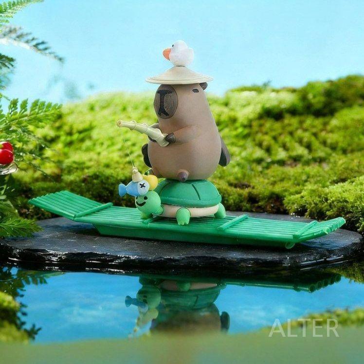 카피바라 자석 인형 특수부대 장난감 공식 소품 테이블 세트 UFO 외계돈 세트 - 상세 이미지 2
