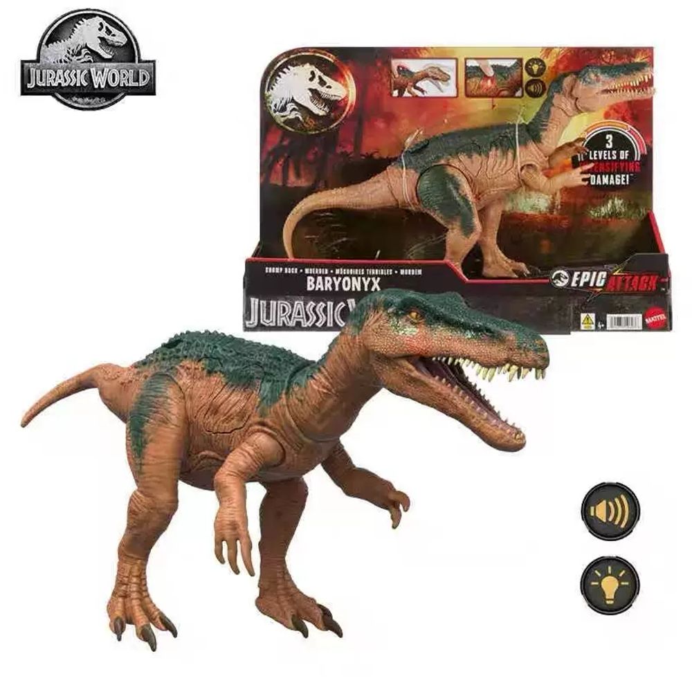 마 A. HTP68 Jurassic World 사운드 및 조명 효과 Baryonyx의 반격 - 상세 이미지 4