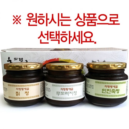 [연호전통식품]  발효 효소청 3호 (선택-무도라지청,인진쑥청,칡청,수수청) 500g x 3개 - 상품 이미지