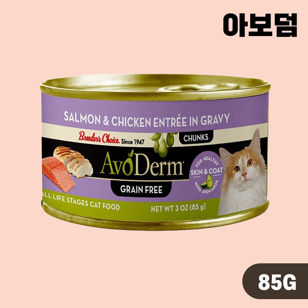 아보덤 주식캔 고양이 습식캔 6종 콤보, 85g, 6개 - 상세 이미지 2