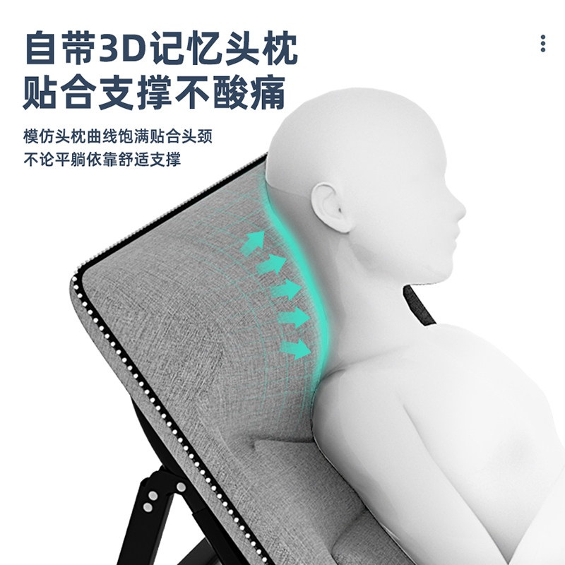 캠핑 야전침대 와이드 초경량 경량 들것 매트 야전 간이 침상 접이식 8다리 180x65 - 회색 - 상세 이미지 2