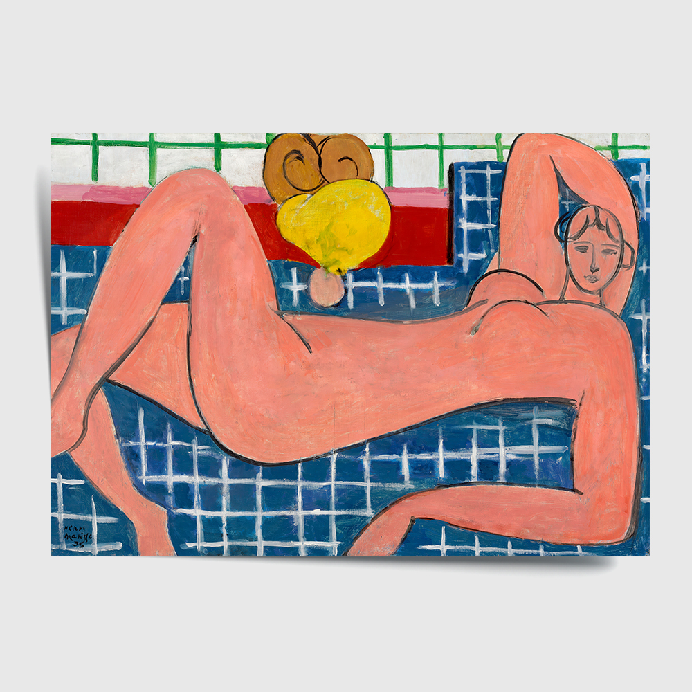 앙리마티스 인테리어 그림 액자 포스터 명화 Large Reclining Nude 1935 - 상세 이미지 2