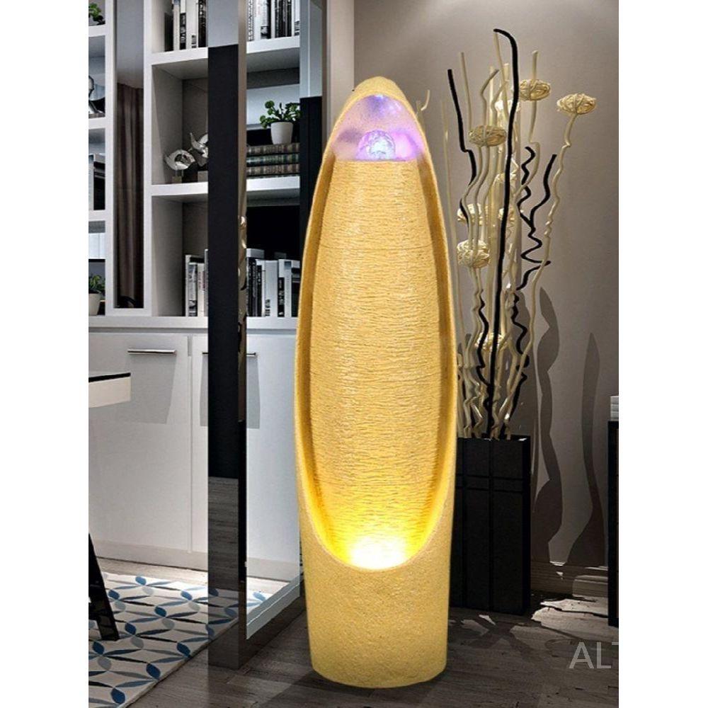풍수 공기순환 분수 장식품 거실 실내 조경 흐르는 물 8015형 32x32x106CM+분무기 - 상세 이미지 3