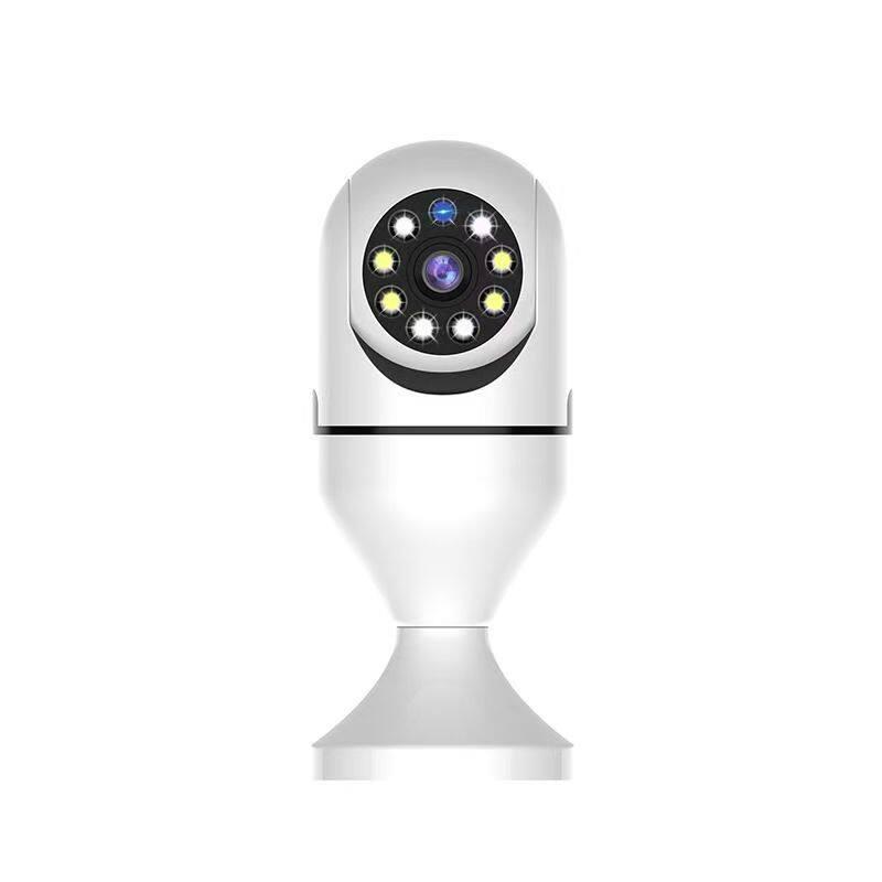 전구 소켓 카메라 무선 원격 씨씨티비 감시거리 WiFi 실내 모니터링+메모리 카드 없음+주야간 풀컬러 - 상세 이미지 4