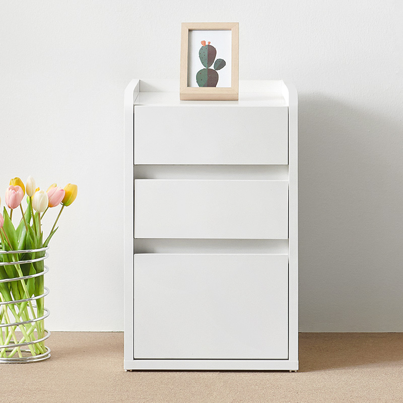 e스마트 와이즈 3단 틈새 보조서랍 책상서랍장