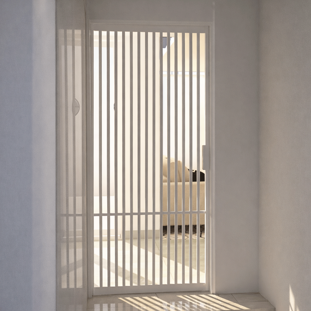 180도 스윙도어 현관 아파트 외도어 싱글 전체간살 초슬림 중문 (도장제품)