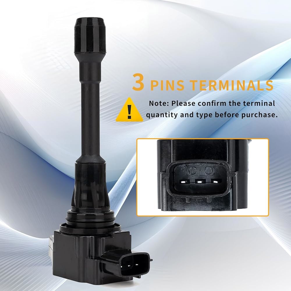 닛산 알티마 베르사 센트라 로그 큐브 QX60 NV200 2.5L 1.8L 1.6L와 호환되는 4Pcs UF549 점화 코일 팩 및 9029 이리듐 스파크 플러그 Red - 상세 이미지 3