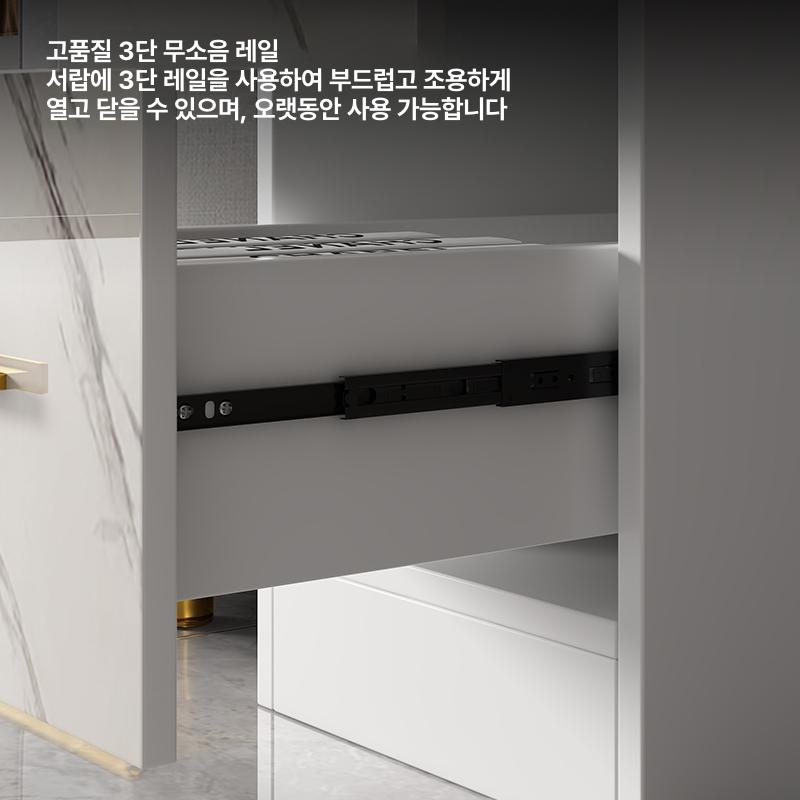 틈새 수납장 서랍 수납 소파 옆 수납함 좁은 틈 정리 70 x 25x60 B - 상세 이미지 5