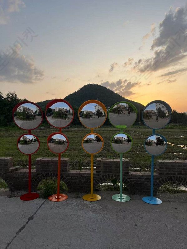 볼록거울포토존 오목거울 날씬해보이는 인테리어 벽걸이 - 상세 이미지 4