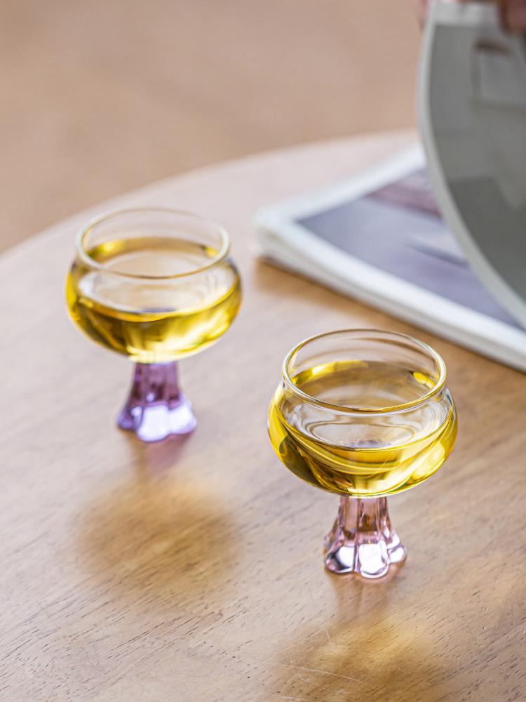 크리스탈 장식품 투명 유리구슬 장식 보석 거실 장식용 핑크 85ml - 상품 이미지