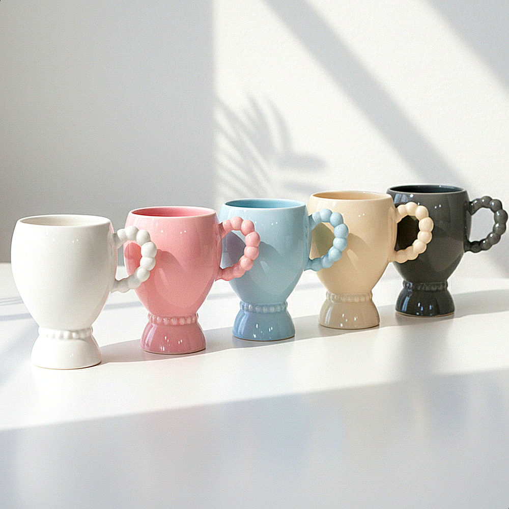 푸에르푸엘라 국산 도자기 카페 머그컵 4P 명품 머그컵세트 집들이 특별한 선물 이미지 7