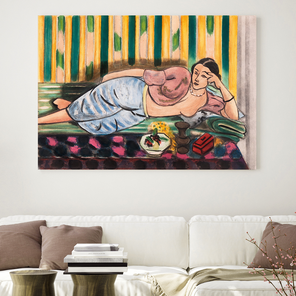 앙리마티스 인테리어 그림 액자 포스터 명화 Odalisque au coffret rouge - 상품 이미지