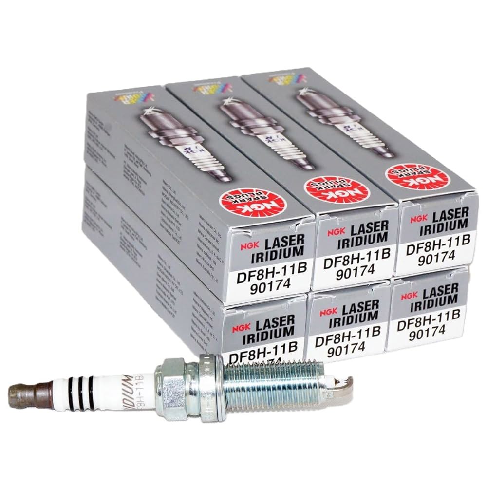 오버스탁다이렉트 NGK 90174 이리듐 점화 플러그 DF8H11B 일부 인피니티 3.7L 및 닛산 370Z 모델(6팩)과 호환됩니다 6 - 상품 이미지