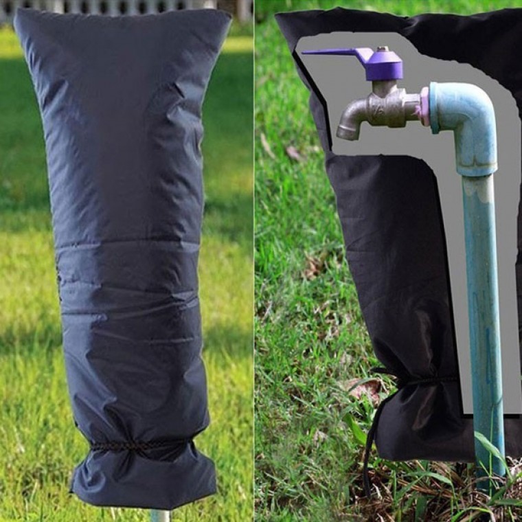 겨울 수도 대형 롱 동파방지커버 수도꼭지 덮개 보온커버