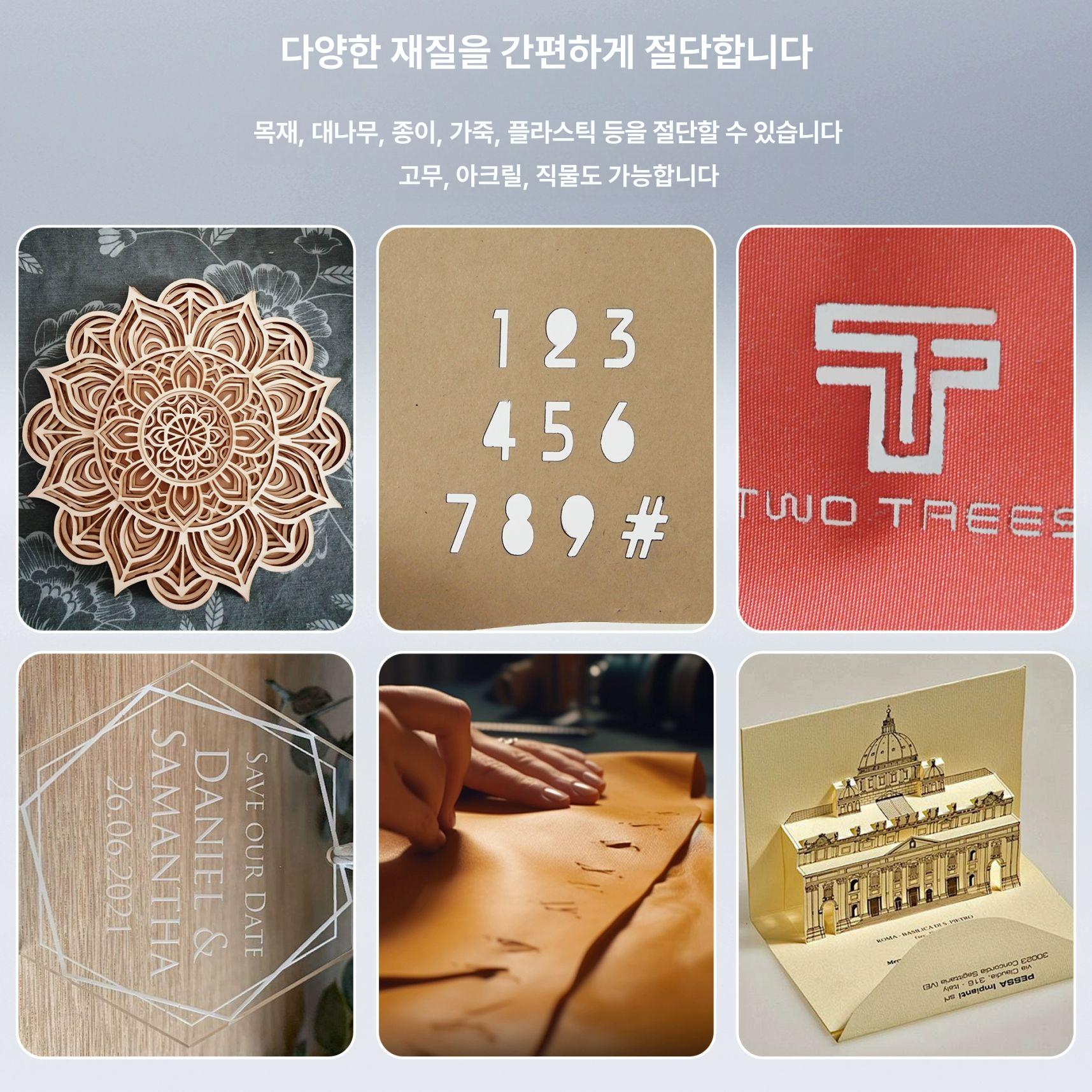 레이저 각인기 로고 각인 조각기 아크릴 파이버 마킹 파워 5.5W 사이즈 벌집판 300 300 - 상세 이미지 3