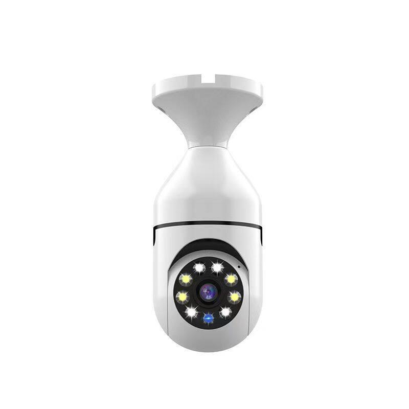 전구 소켓 카메라 무선 원격 씨씨티비 감시거리 WiFi 실내 모니터링+메모리 카드 없음+주야간 풀컬러 - 상세 이미지 3