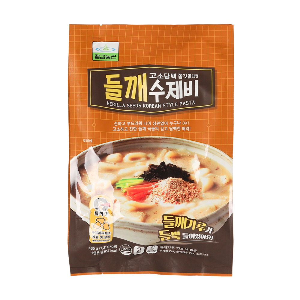 칠갑농산 들깨수제비 들깨칼국수 2+2봉 총 8인분 이미지 4