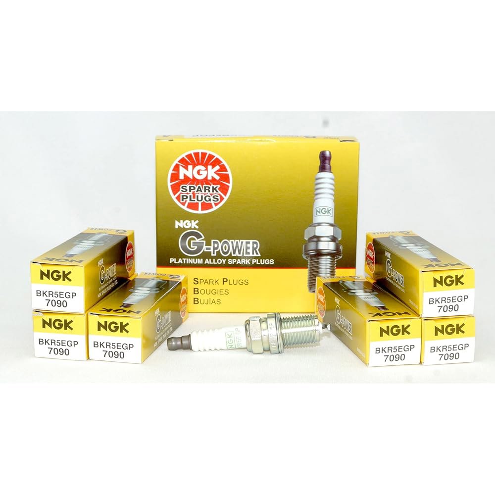NGK 7090 G-파워 플래티넘 스파크 플러그 BKR5EGP - 6 PCSNEW - 상품 이미지