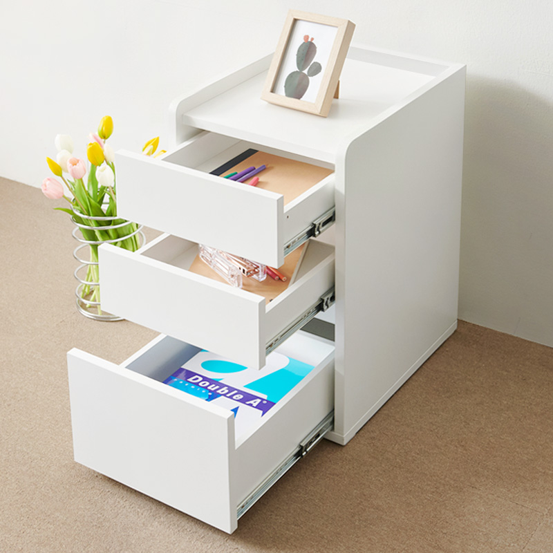 e스마트 와이즈 3단 틈새 보조서랍 책상서랍장
