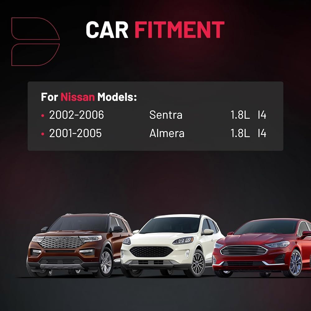 BDFHYK 점화 코일 팩 닛산 2002-2006 센트라 1.8L 4, 2001-2005 알메라 22448-6N002 22448-6N010 C1397 E381 1788306 5C1 - 상세 이미지 2