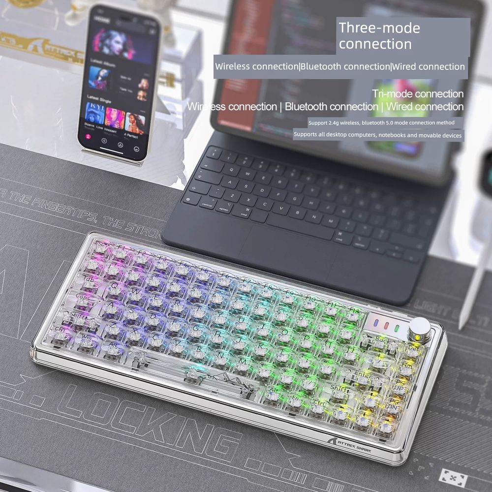 GH60 케이스 기계식 알루미늄하우징 하우징 밀크 키보드 - 상세 이미지 2