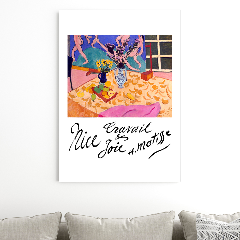 앙리마티스 인테리어 그림 액자 포스터 명화 Nice Travail Joie 1909 - 상품 이미지