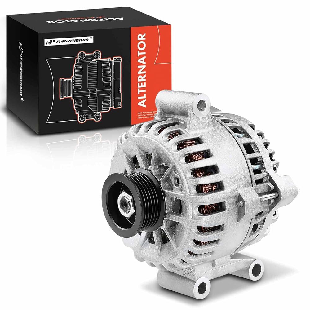 포드 머스탱 2005 2006 2007 2008 V6 4.0L, 135Amp 12볼트 CW 6그루브 풀리, Replace# 4R3T10300AA, 4R3T10300AB, 6R3Z1 - 상품 이미지