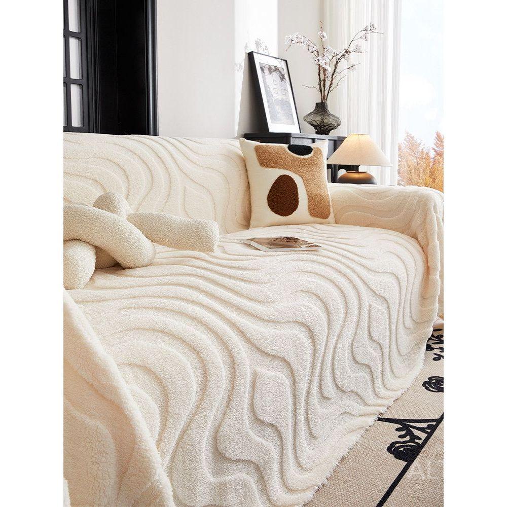 모던 레이크 벨벳 패브릭 3인용 쇼파매트 쇼파패드 4인용 쇼파커버 핑크 180x340cm 3인용 확대 - 상세 이미지 2