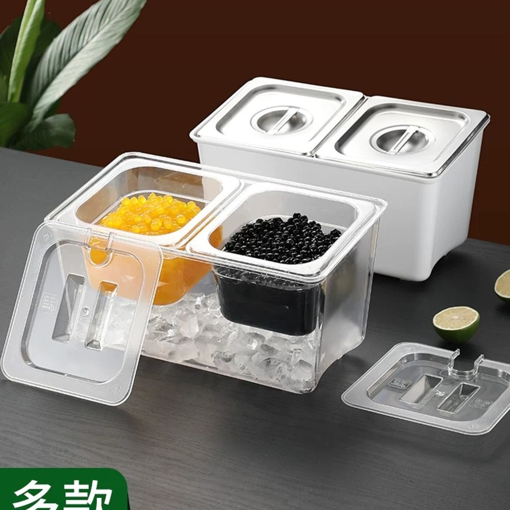 셀프 반찬통 단무지 투명 양념통 김치 조미료 밧드 용기 - 상세 이미지 2