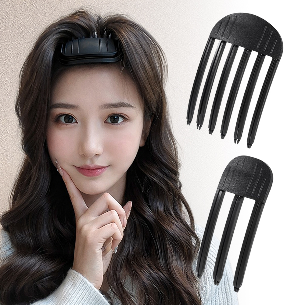 살림살림 이지 볼륨핀 앞머리 뿌리 볼륨 헤어클립 3엽+6엽 세트 - 상세 이미지 3
