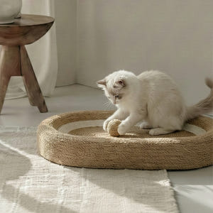 레토 고양이 스크래쳐 특대형 사이잘삼 침대 60x40 솔직 후기 | 실제 사용자 리뷰 총정리 - 상품 이미지 4