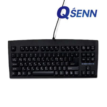큐센 QSENN DT35 89 TKL 멤브레인 키보드 (블랙)