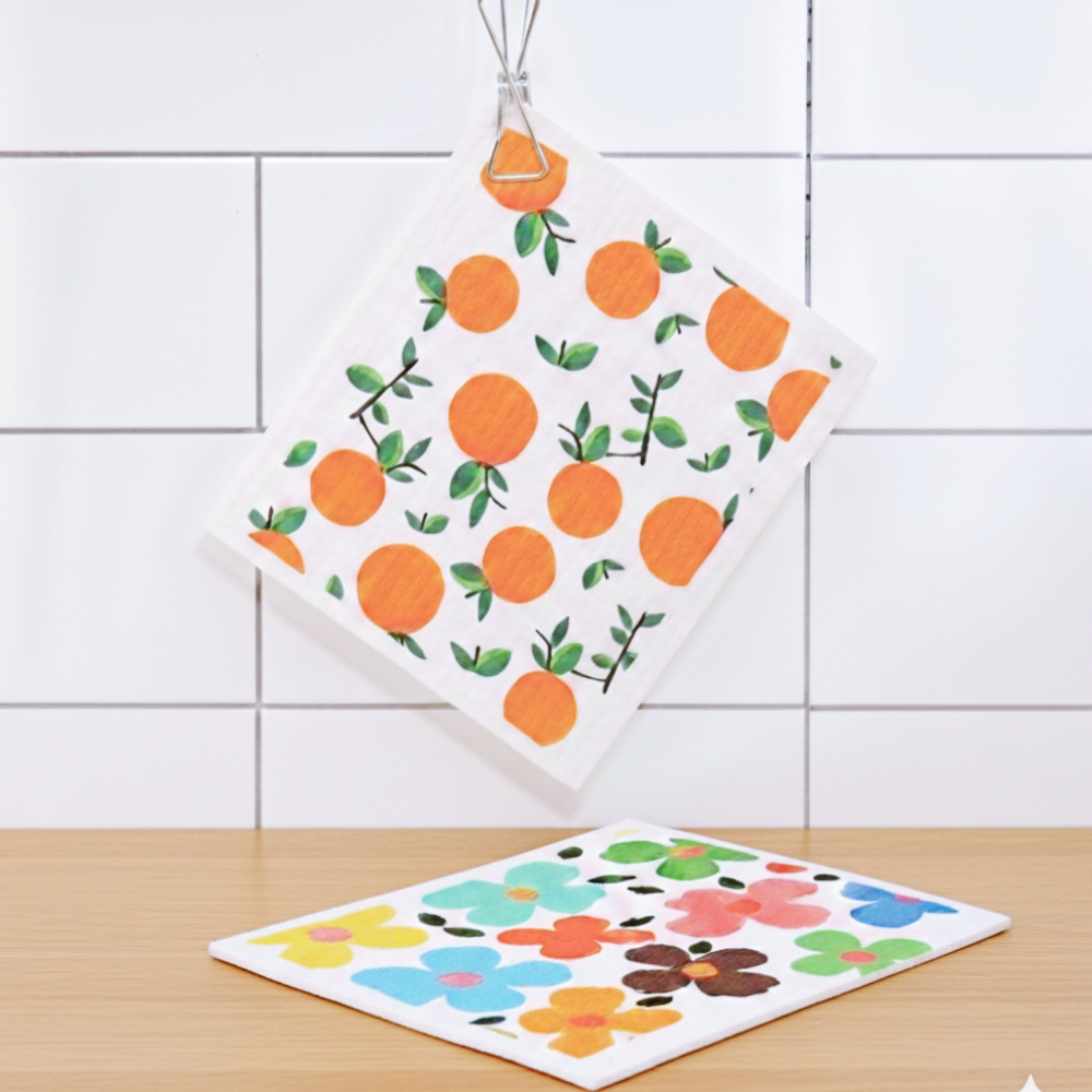 셀룰로오스행주 면 주방행주 독일 스웨덴 오렌지트리 제품 이미지