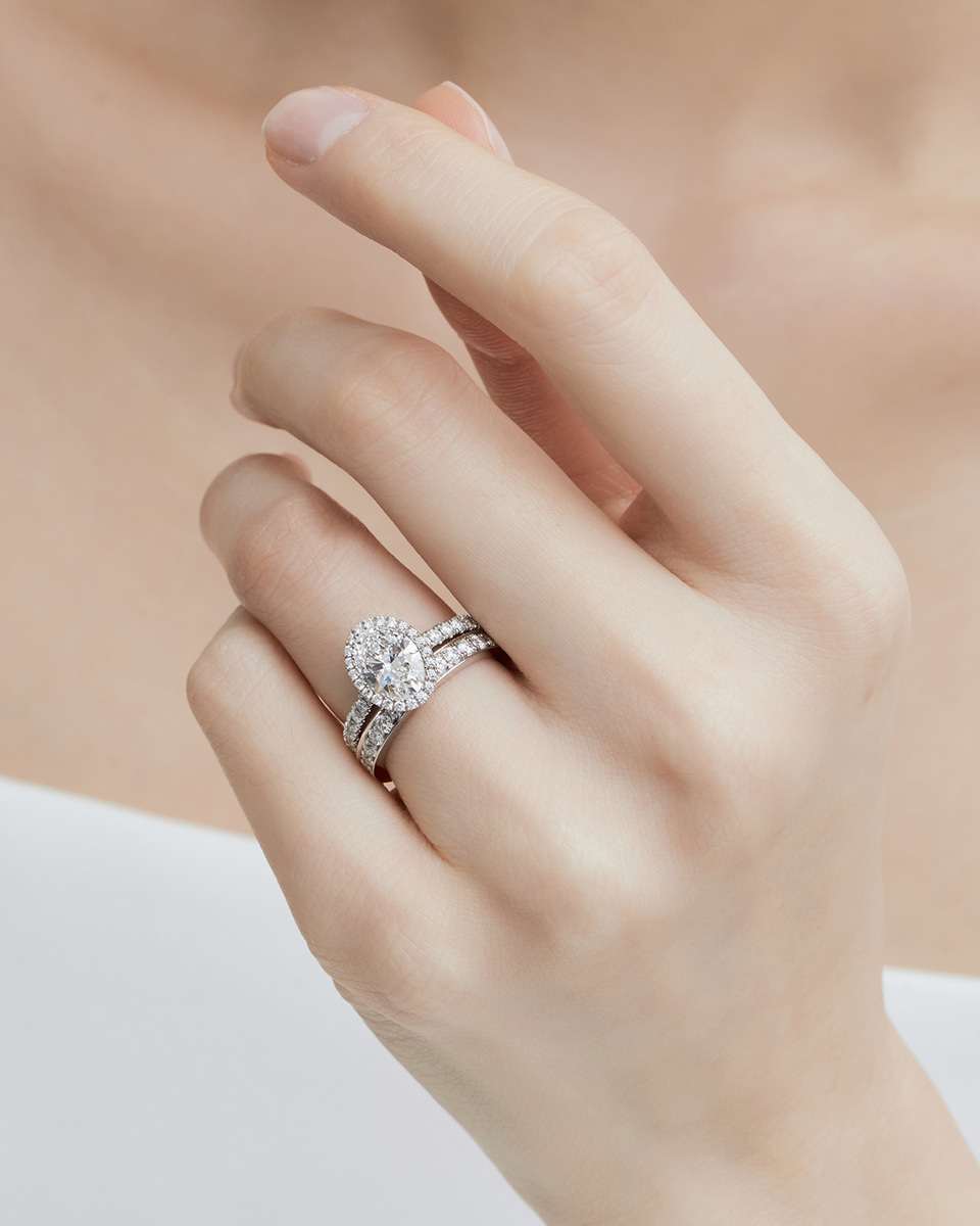 [파플] 2.0mm 브라이트컷 랩다이아몬드 이터니티 반지 14K 18K - 상세 이미지 5