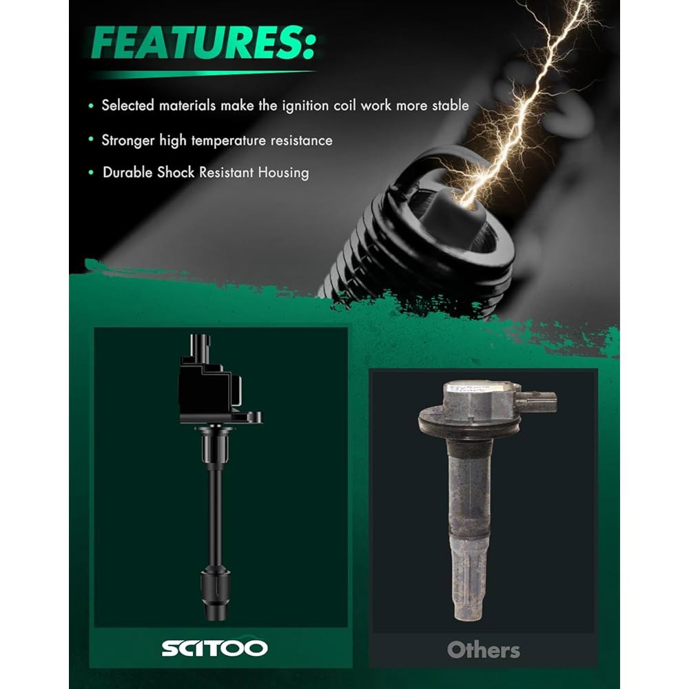 SCITOO 점화 코일 팩은 닛산 맥시마 3.0L 2000-2001용 인피니티 I30 UF348 UF-332 UF-363 1 PCS에 적합합니다 - 상세 이미지 2