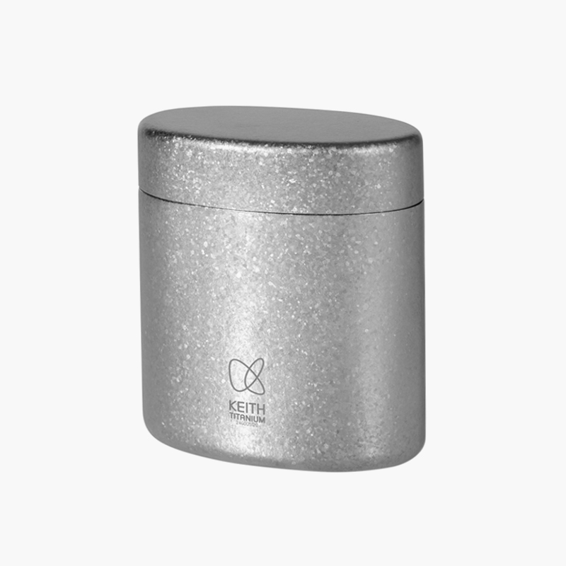키이스 티타늄 티 캐니스터 원두 보관 용기 케이스 - 상품 이미지