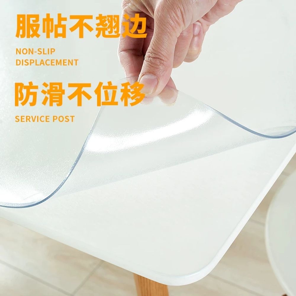 투명매트 식탁 유리대용 5 A. 5.0mm 투명 포름알데히드 무첨가 식품 등급, W. 다른 사이즈를 원하시면 고객센터로 문의해 주세요 기본 사이즈는 지름 10cm 원형입니다. - 상세 이미지 2