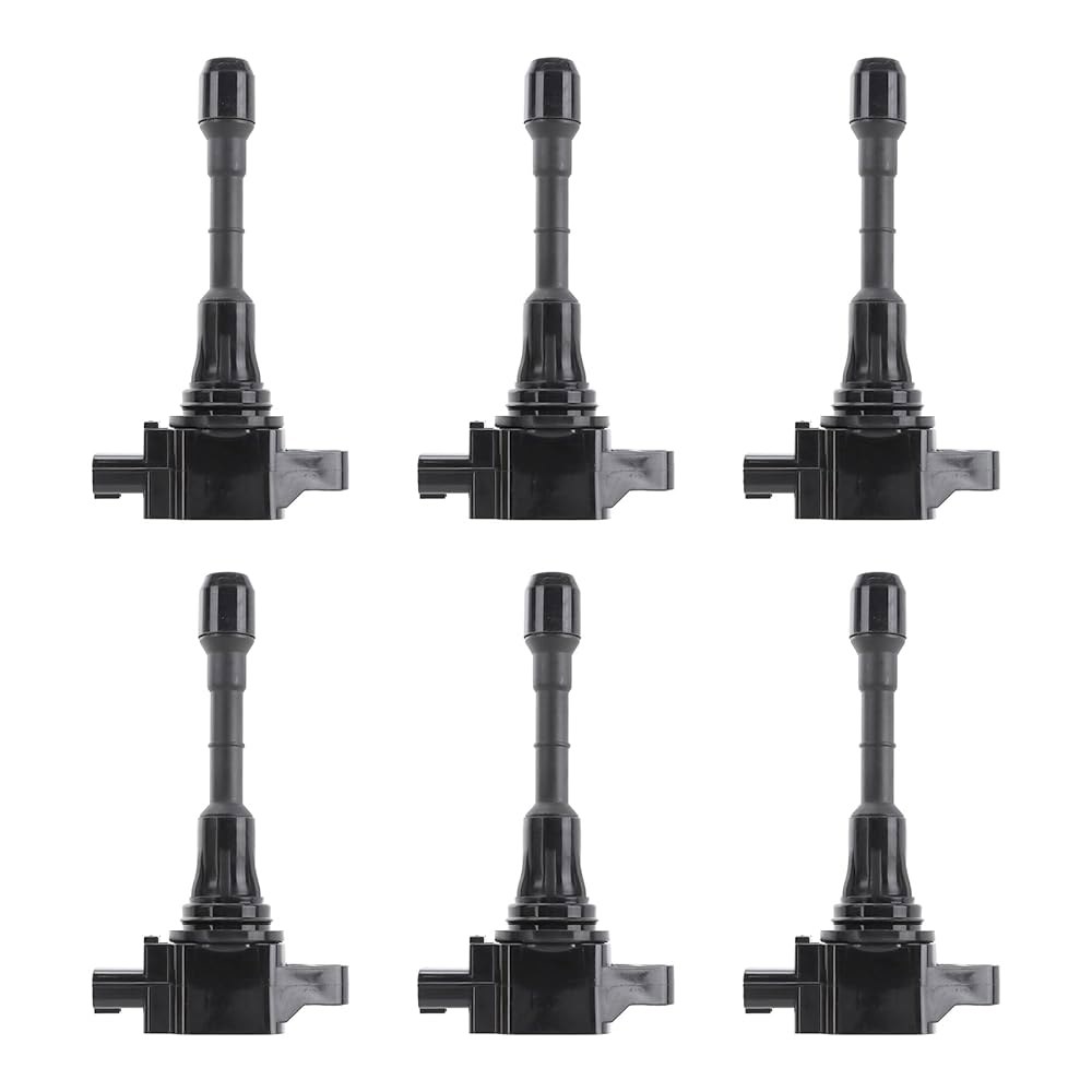 BESSUTO 6PC 점화 코일 및 플러그 세트 UF550&93501 닛산 인피니티 막시마 무라노 패스파인더 퀘스트 알티마 Q50 QX60 FX35 3.5L V6 2007-2017 - 상품 이미지