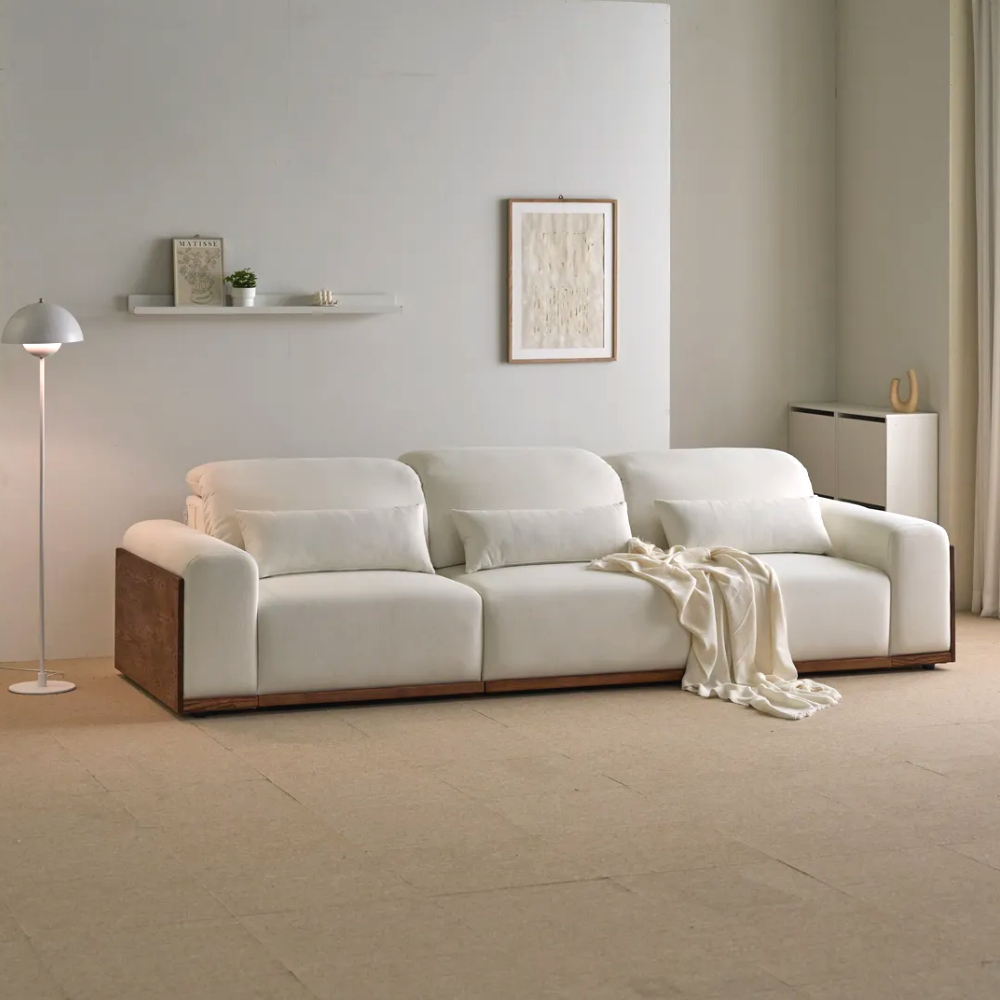 무빙 소파 모션 슬라이드 기능성 패브릭 전동 리클라이너 4인용 쇼파 루노