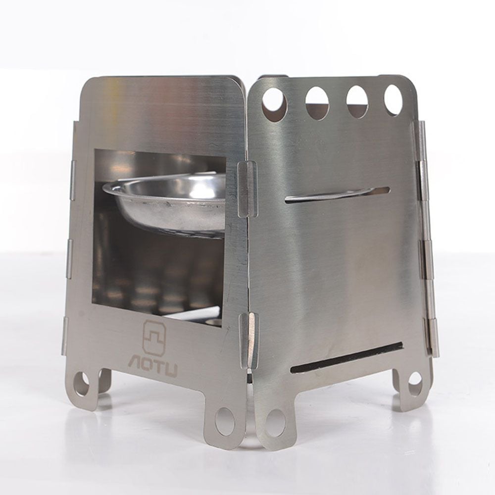 윌캠핑 3cm 우드 스토브 캠핑버너 휴대용 접이식 미