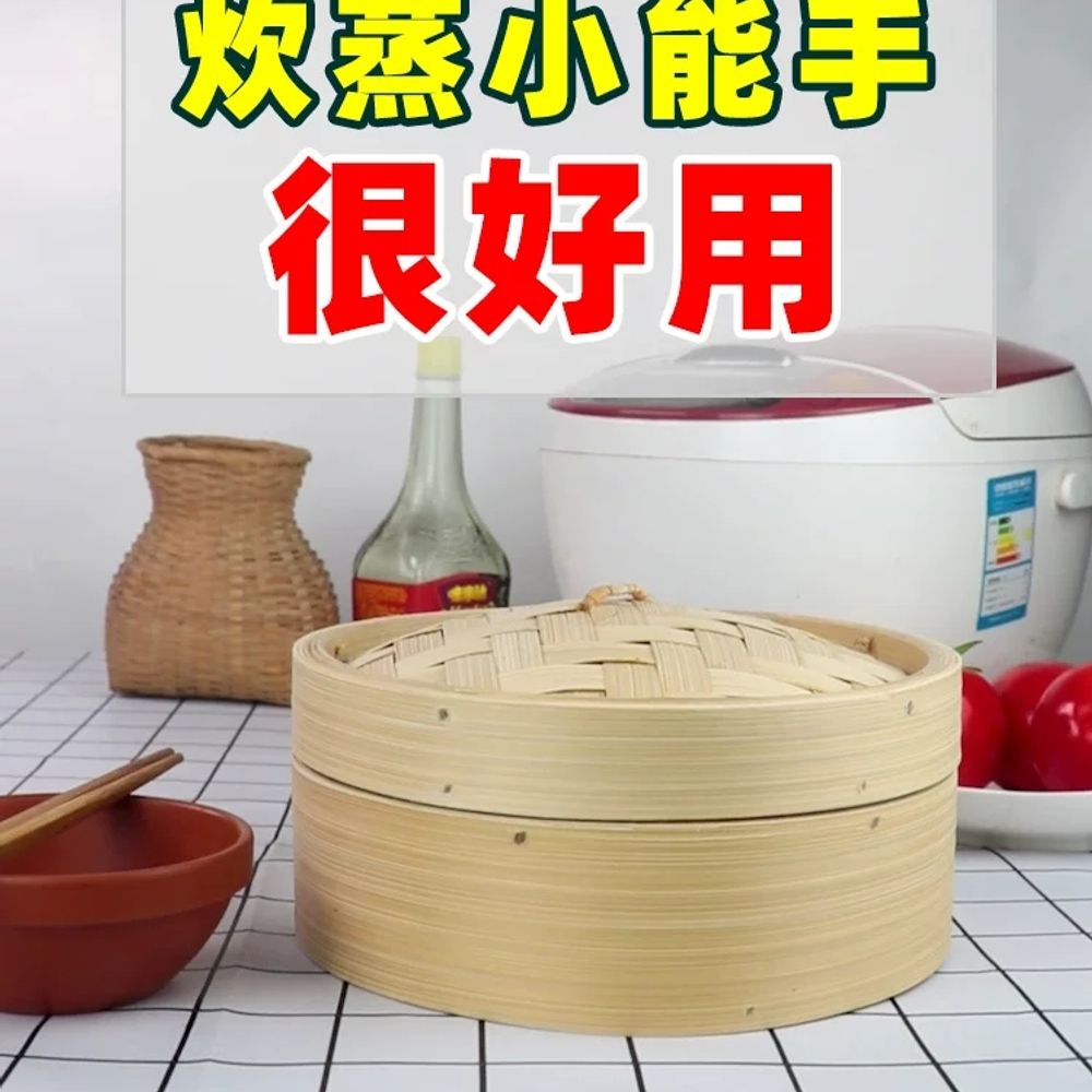 대나무 찜기 원형 히노끼 만두 딤섬 찜 케이지 세이로무시 - 상세 이미지 2