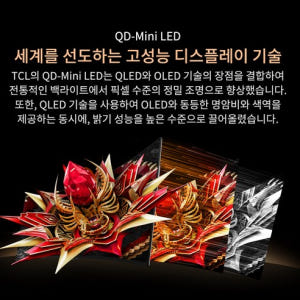 TCL WQHD Mini LED 게이밍 모니터 34R83Q 상세 이미지 3