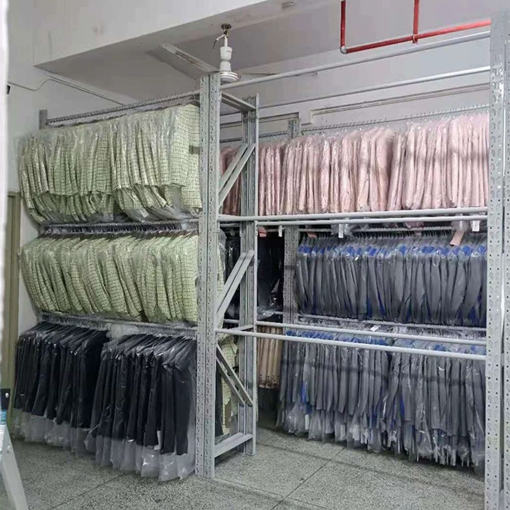 세탁소행거 매장용 옷걸이 창고 선반 행거 옷가게 라이트 - 상품 이미지